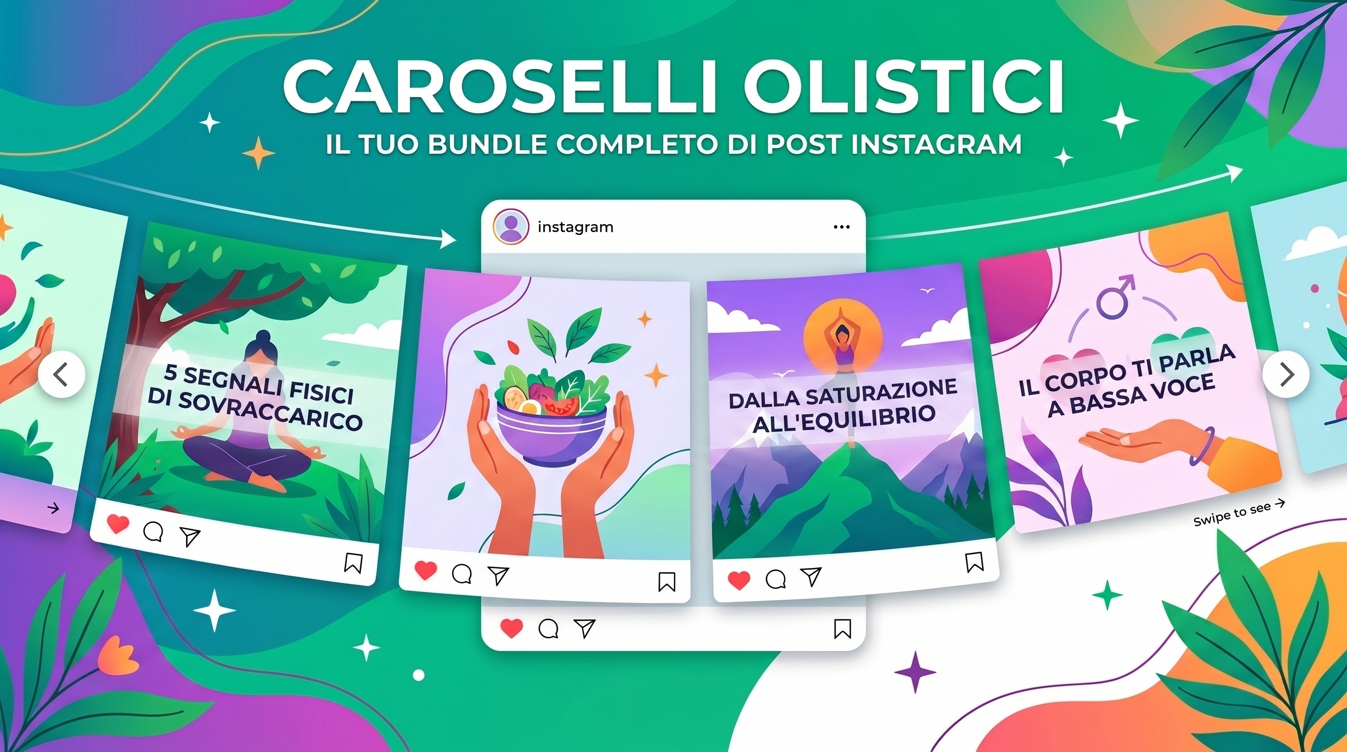 Bundle caroselli Olistici: Segnali del Corpo | Stress | Presenza Somatica